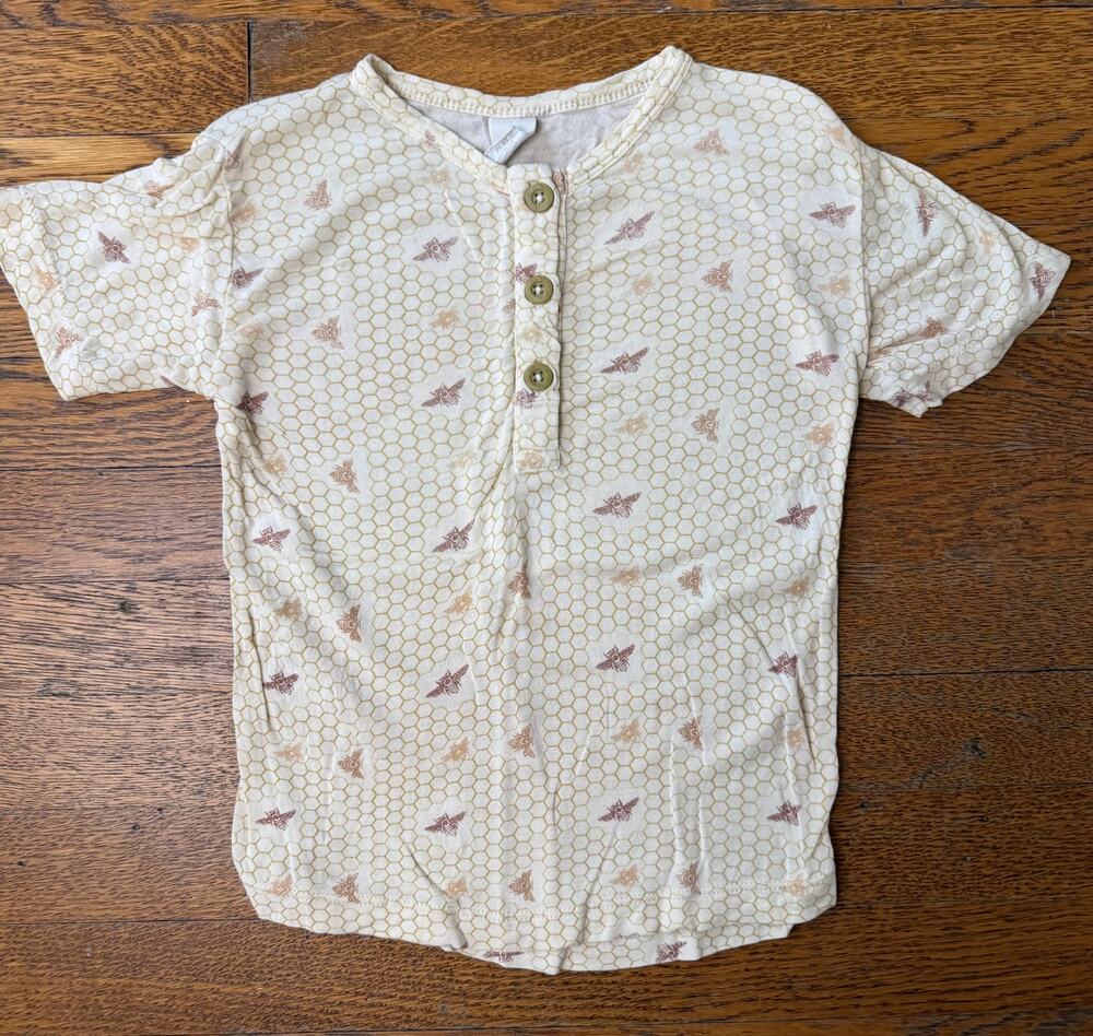 Kate Quinn Bee Hive Henley Shirt Size 18-24 Months